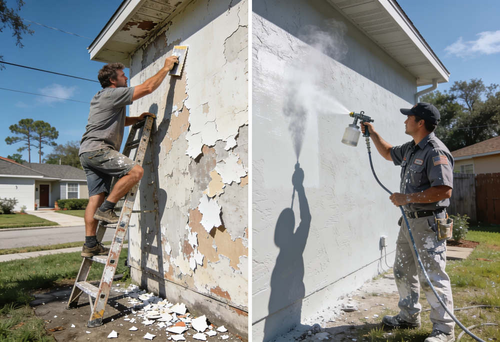 DIY vs Pro: Why Exterior Painting in Orlando's Heat Is Rarely a Weekend Project